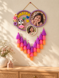 Personalized Kids Name & Photo Wall Hanging-Panda Girl