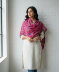 Fuchsia Bloom Paisley Stole