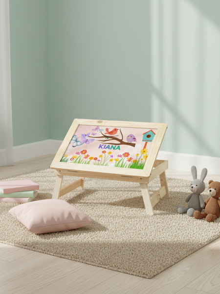 Bird & Garden Theme Foldable Desk