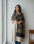 Midnight Bloom Floral Stole