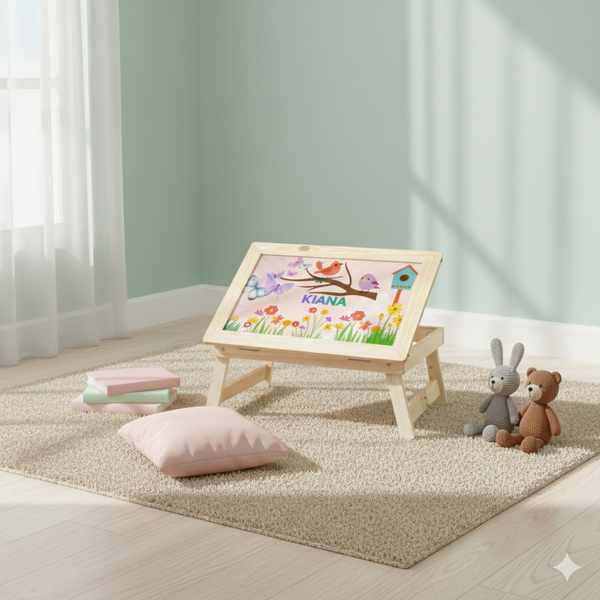 Bird & Garden Theme Foldable Desk