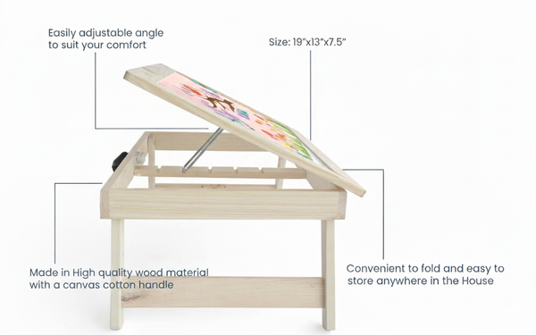 Bird & Garden Theme Foldable Desk