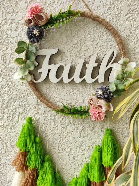 'Faith' Hanging Dreamcatcher