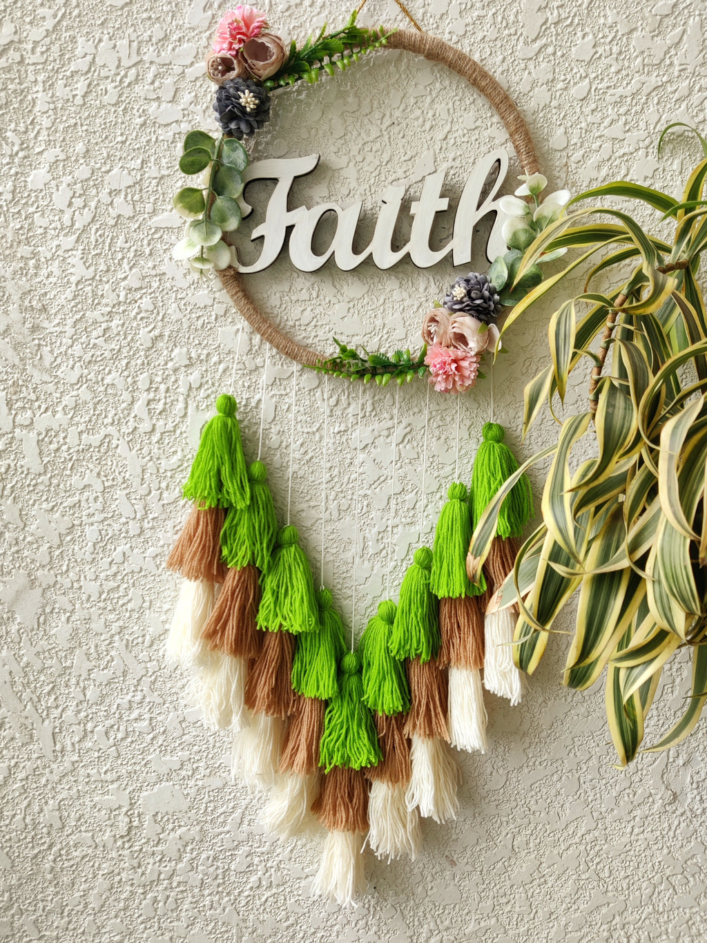 'Faith' Hanging Dreamcatcher