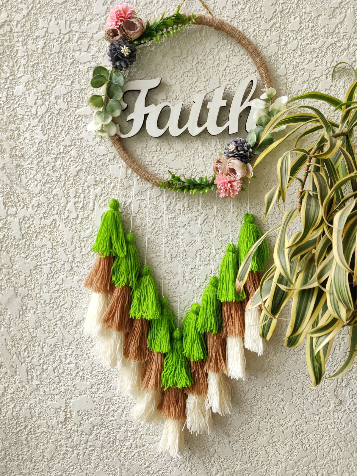 'Faith' Hanging Dreamcatcher