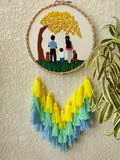 Customizable Family under the tree Dreamcatcher