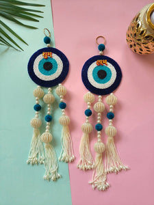 Evil Eye Subh Labh Pair Wall Hanging