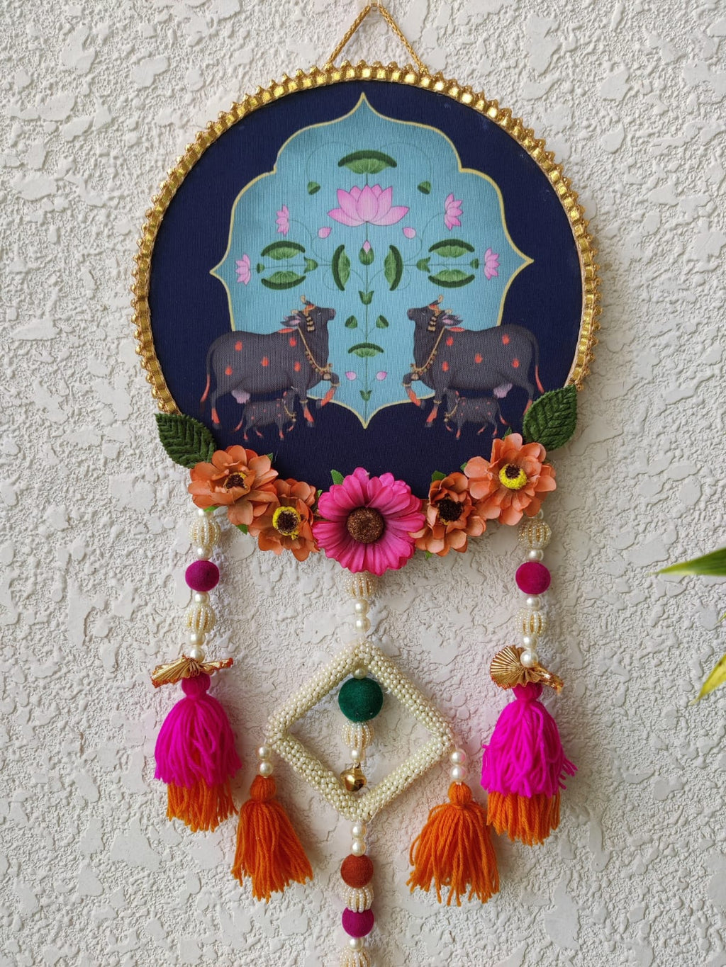 Pichwai Cow Wall Hanging