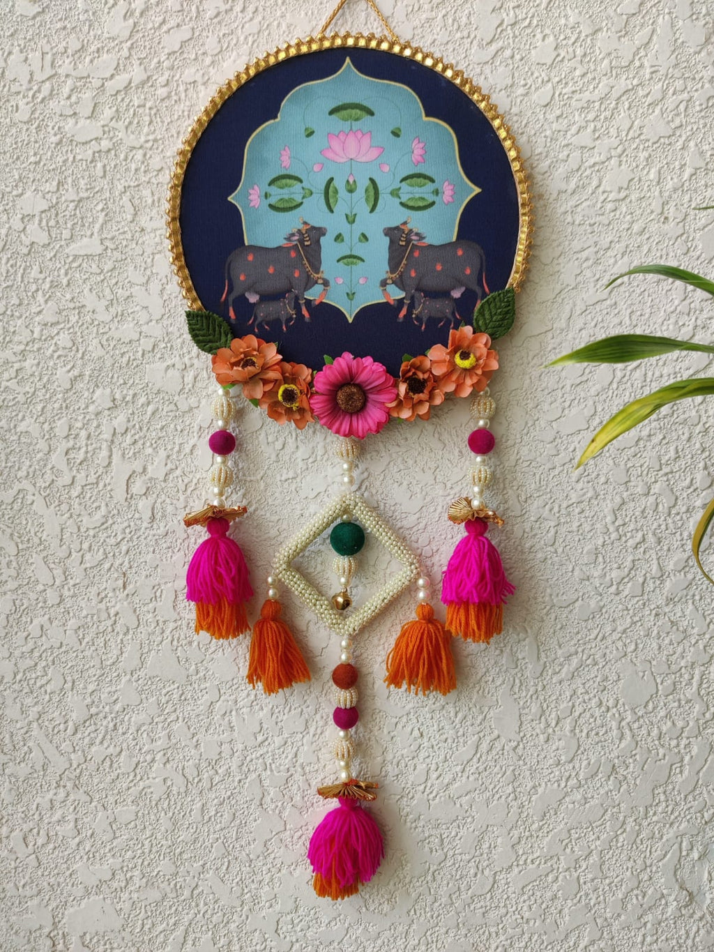 Pichwai Cow Wall Hanging