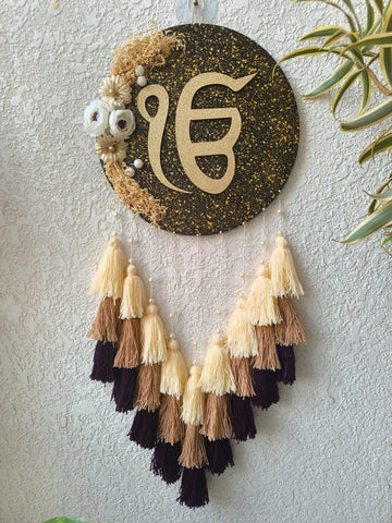 'IK Onkar' Hanging Dreamcatcher