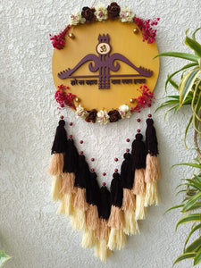 'Haare Ka Sahara Baba Shyam Humara' Hanging Dreamcatcher