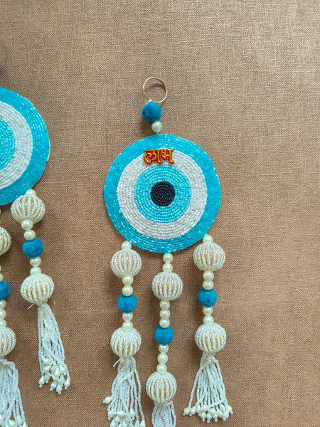 Evil Eye Subh Labh Pair Wall Hanging