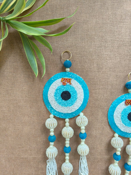 Evil Eye Subh Labh Pair Wall Hanging