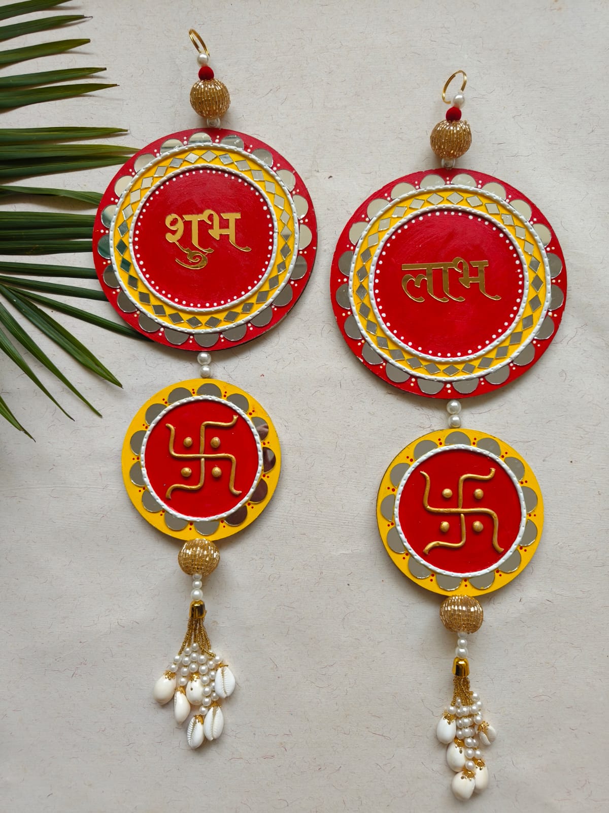 Shubh Labh Swastik Wall Hanging