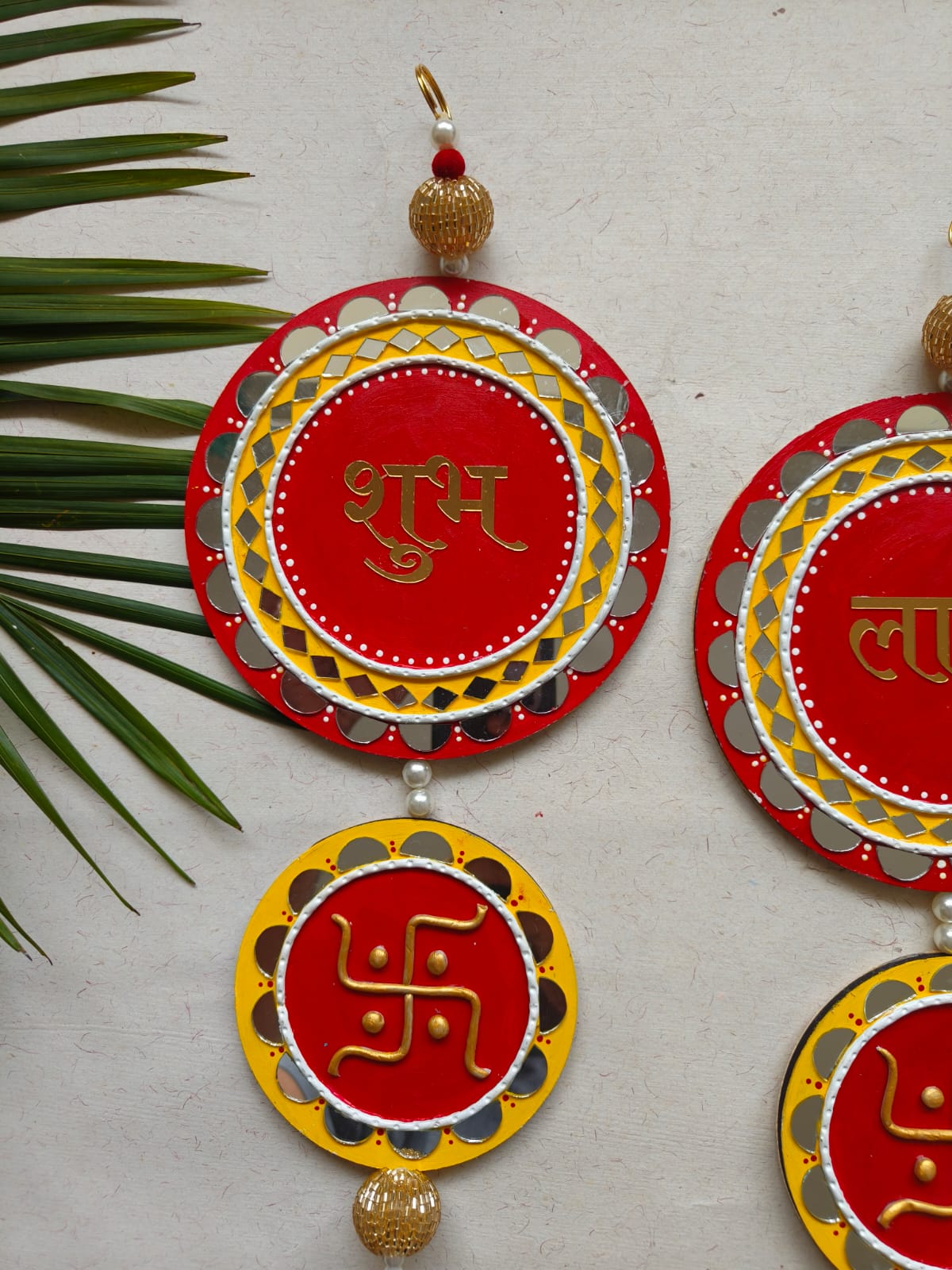 Shubh Labh Swastik Wall Hanging