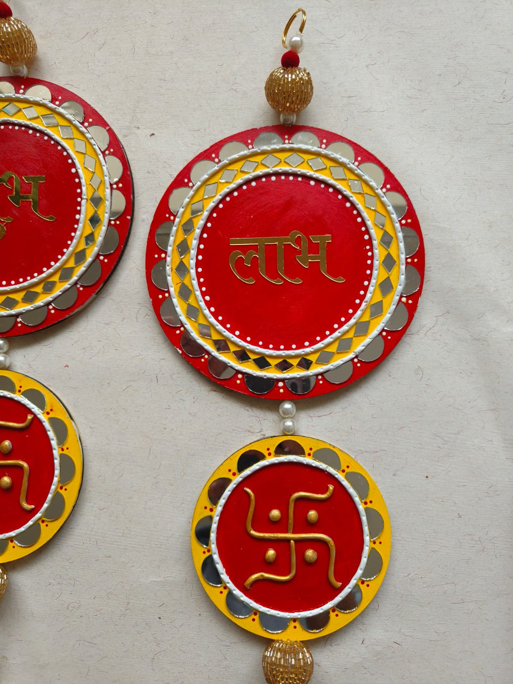 Shubh Labh Swastik Wall Hanging