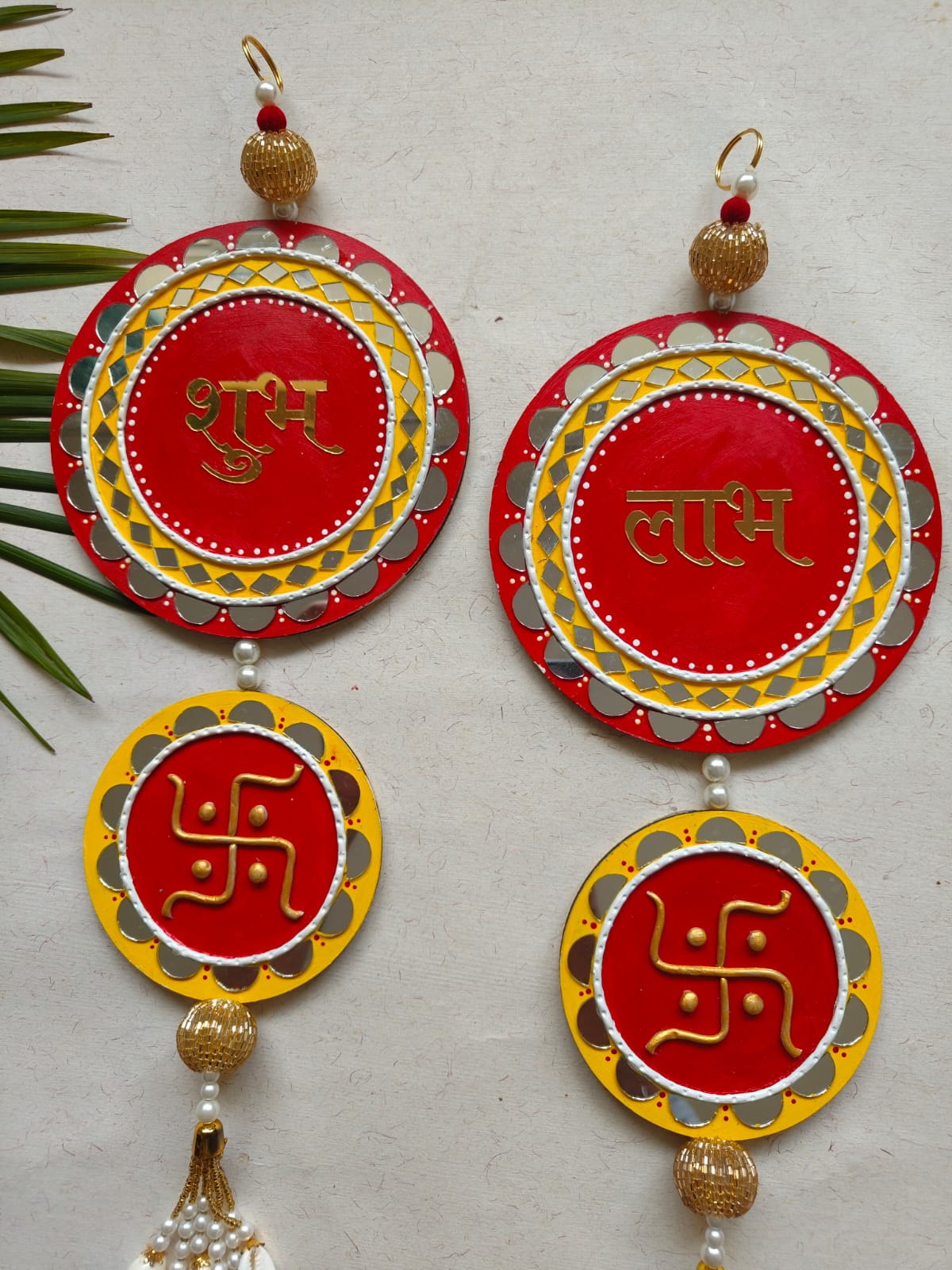 Shubh Labh Swastik Wall Hanging