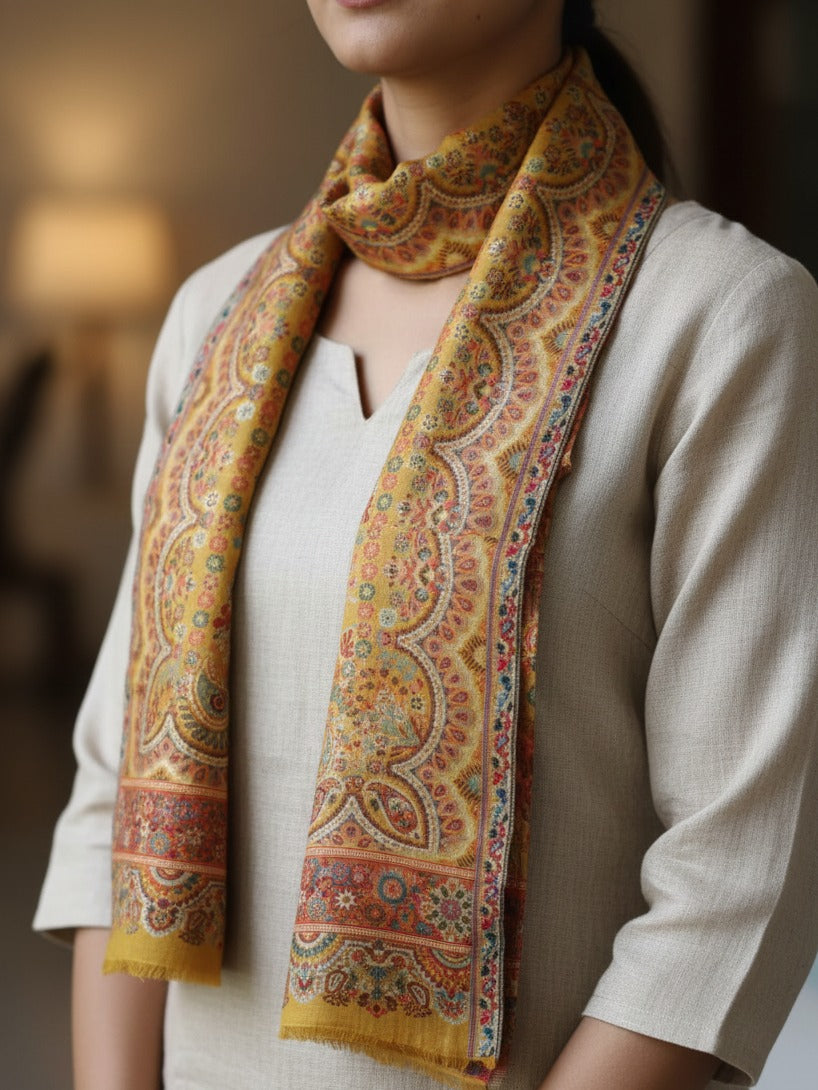 Kaani Handwoven Designer Stole