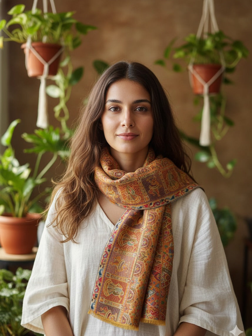 Kaani Handwoven Designer Stole
