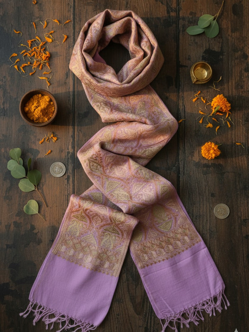 Hand Embroidered Designer Stole