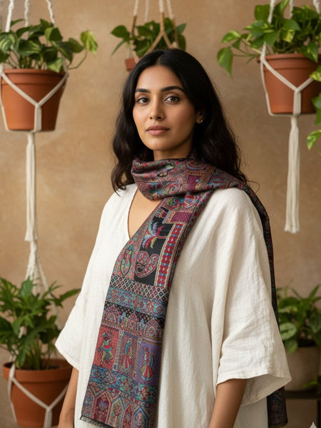 Kaani Handwoven Designer Stole
