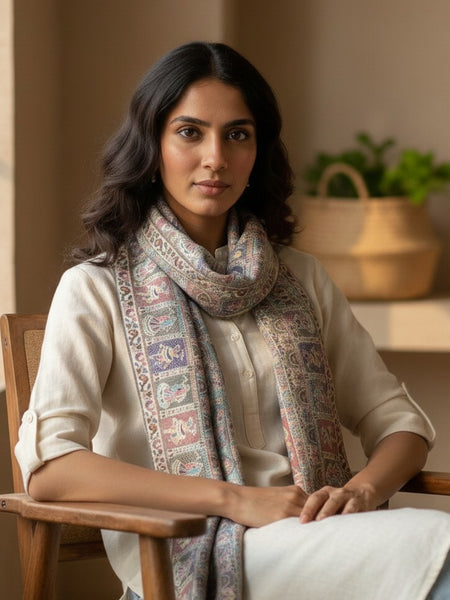 Kaani Handwoven Designer Stole