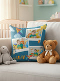 Personalised Kids Photo & Name Cushion
