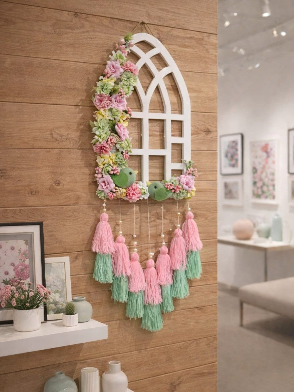 Garden Bloom Jharoka Hanging with Tassles