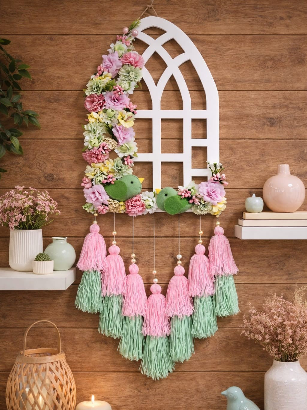 Garden Bloom Jharoka Hanging with Tassles