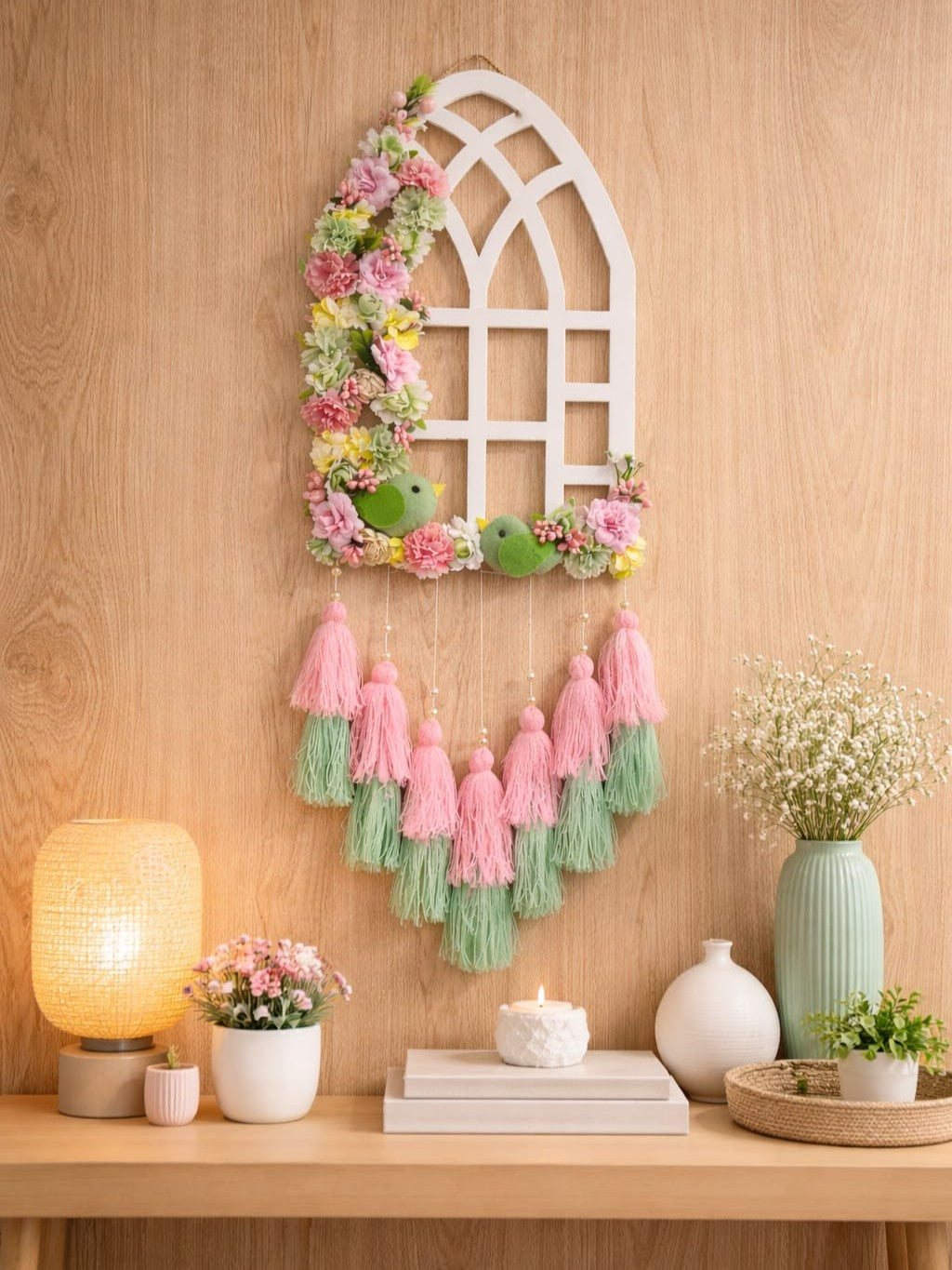 Garden Bloom Jharoka Hanging with Tassles
