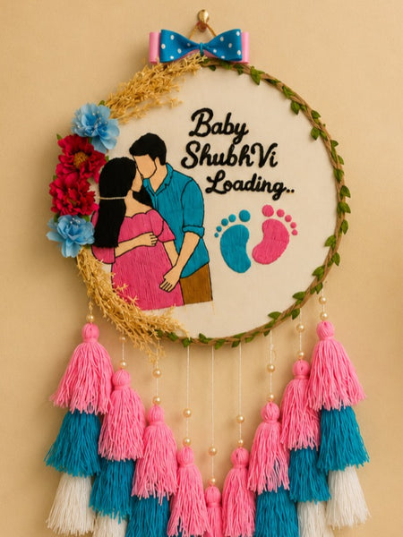 Customized Baby Loading Wall Hanging for Expecting Parents