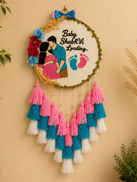 Customized Baby Loading Wall Hanging for Expecting Parents