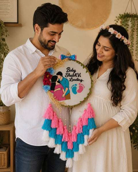 Customized Baby Loading Wall Hanging for Expecting Parents
