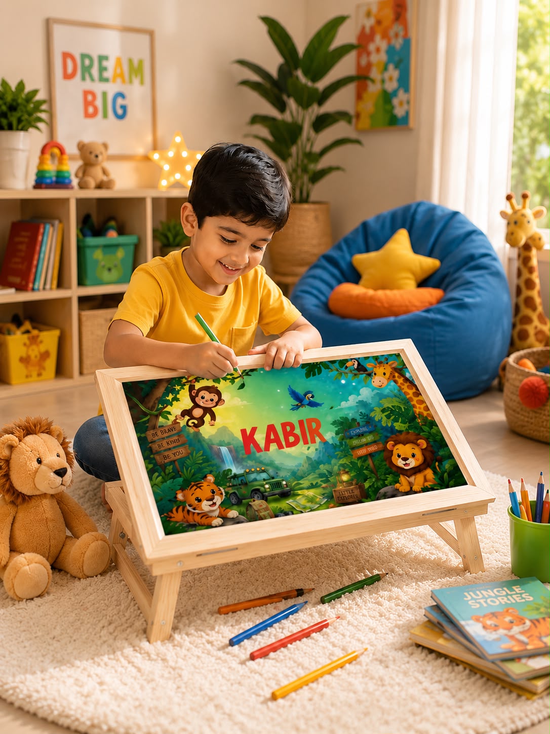 Jungle Theme - Boy Foldable Desk