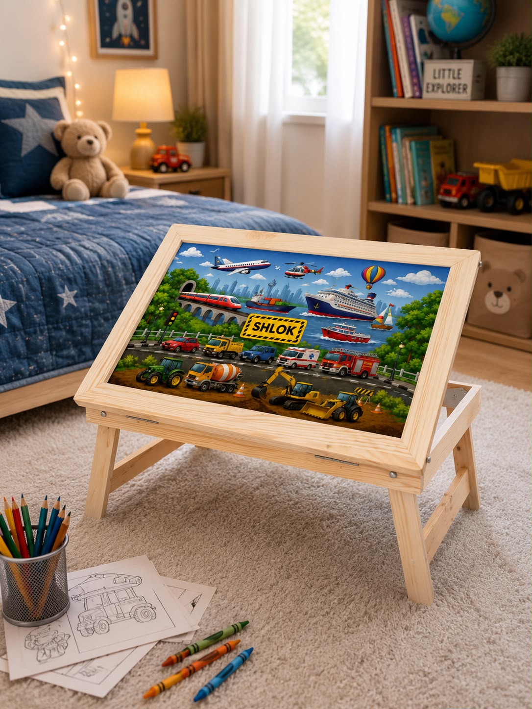 Transport Theme - Foldable Desk
