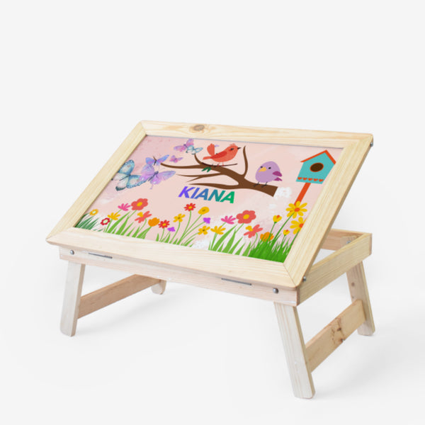 Bird & Garden Theme Foldable Desk