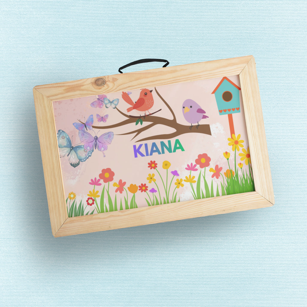 Bird & Garden Theme Foldable Desk