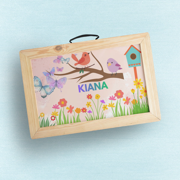 Bird & Garden Theme Foldable Desk