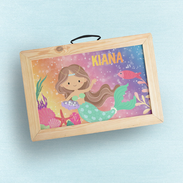 Mermaid Theme Foldable Desk