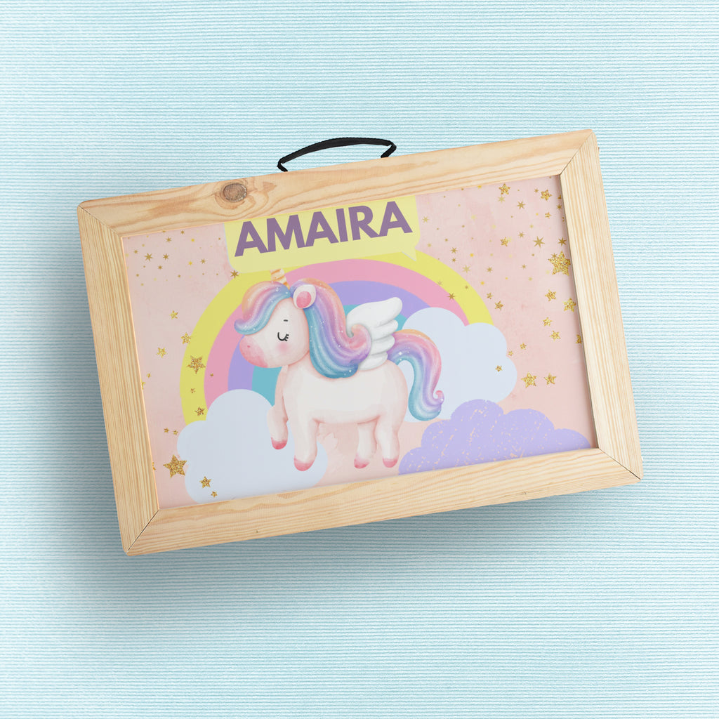 Unicorn Theme Foldable Desk