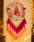 Goddess Lakshmi Wall Hanging with Tassels