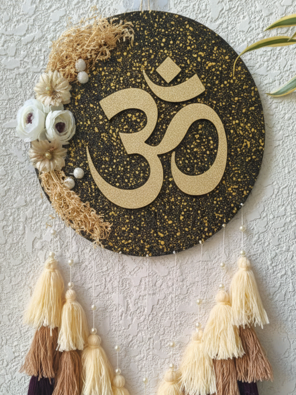 'OM' Hanging Dreamcatcher