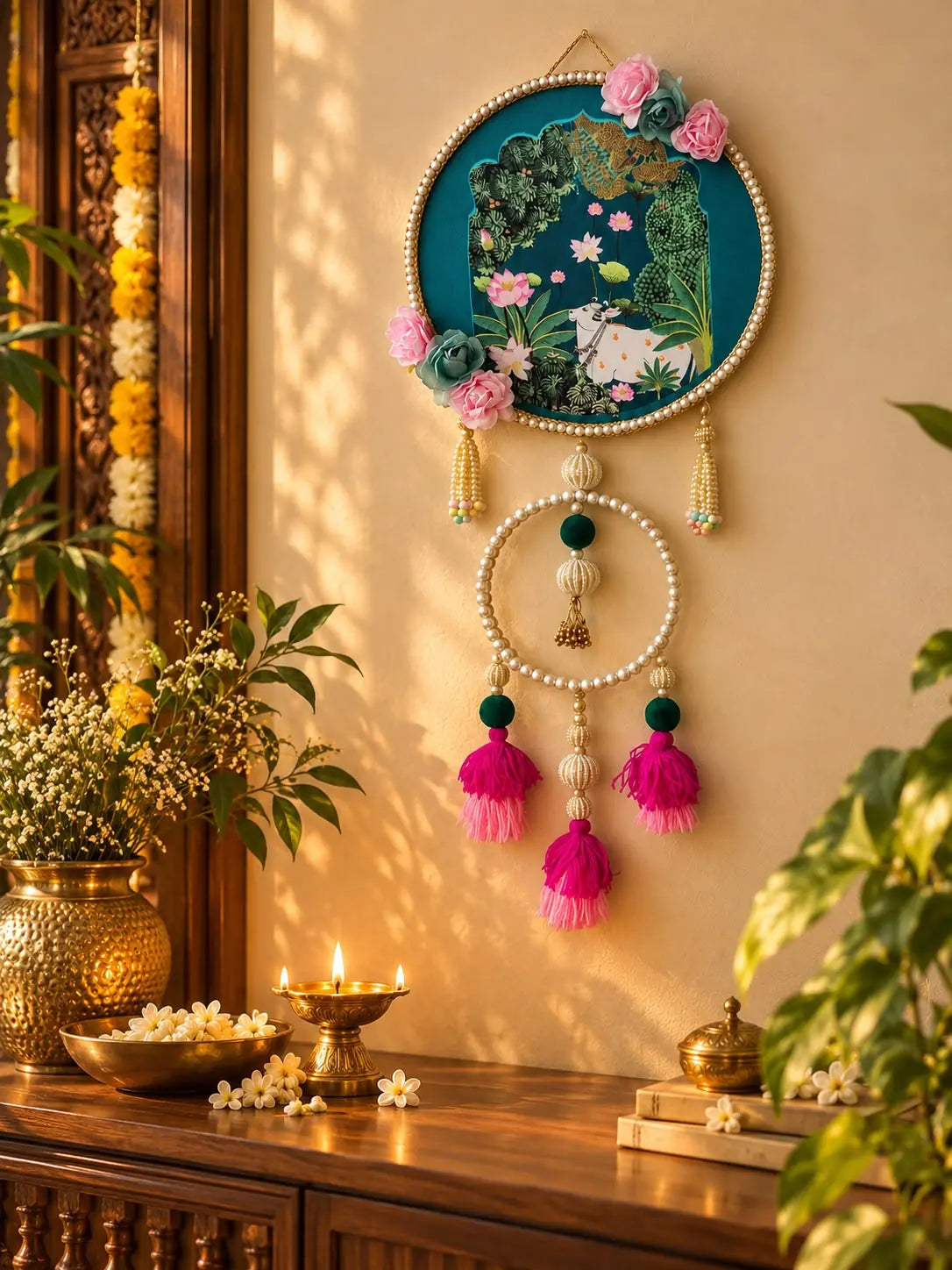 Pichwai Cow Wall Hanging