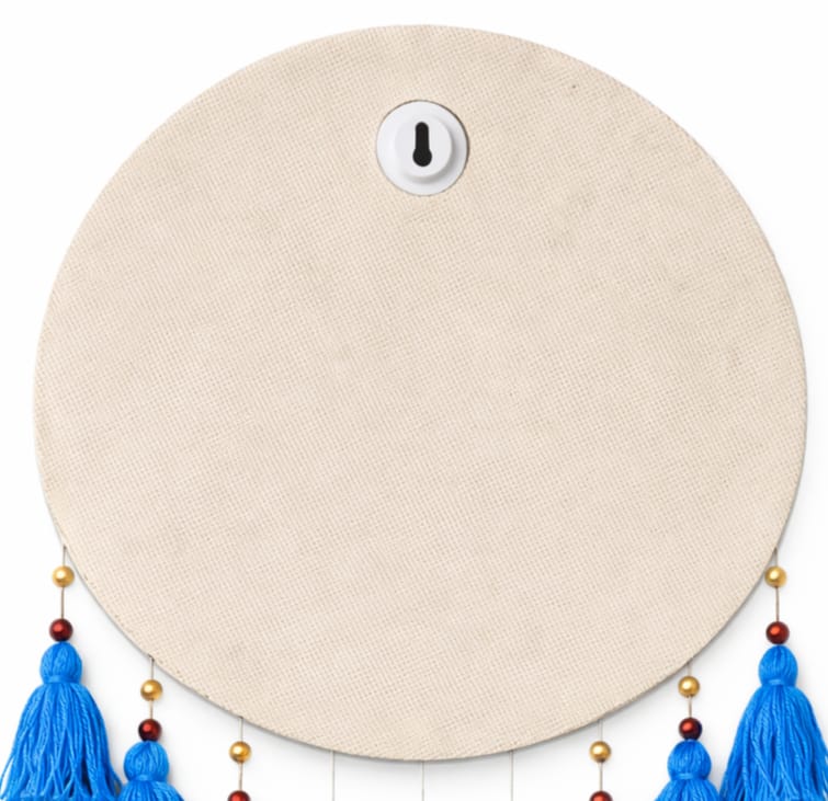 Home Sweet Home Floral Wall Hanging with Tassles
