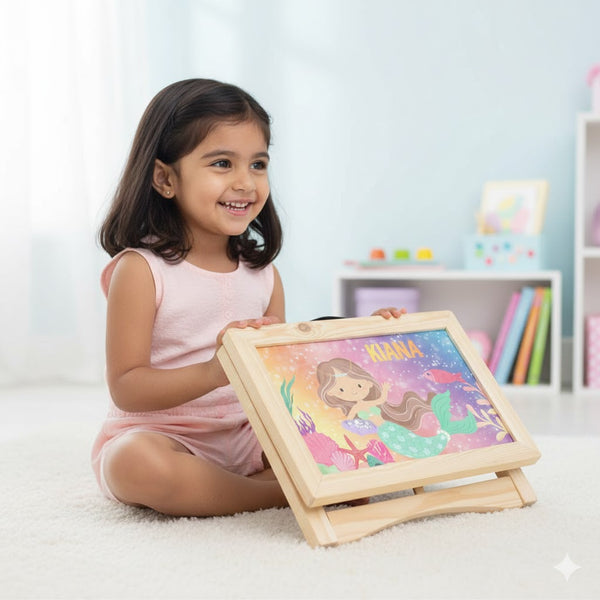 Mermaid Theme Foldable Desk