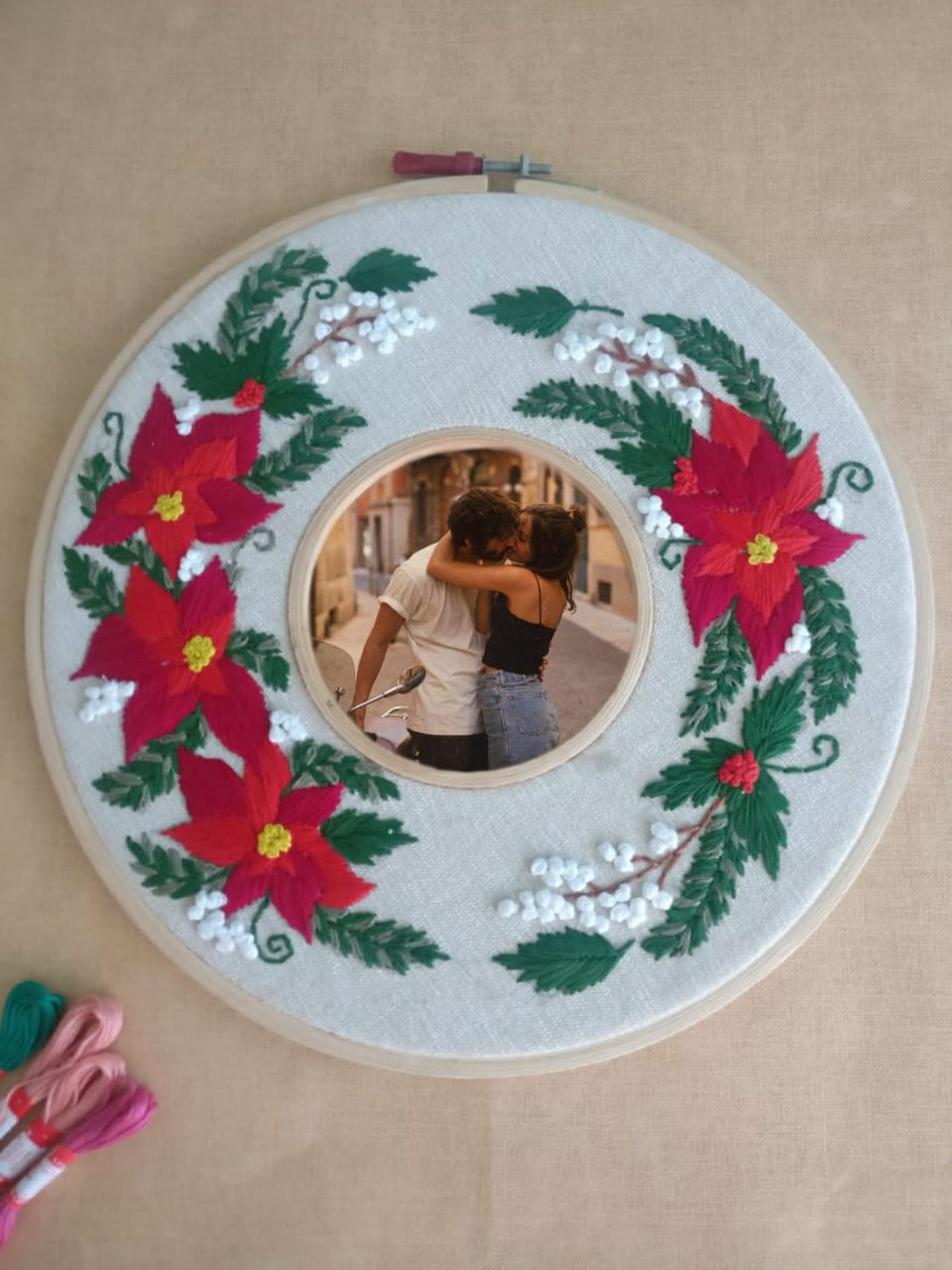 Double Hoop Embroidered Hoop