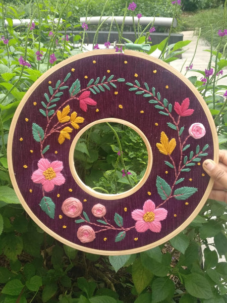 Double Hoop Embroidered Hoop