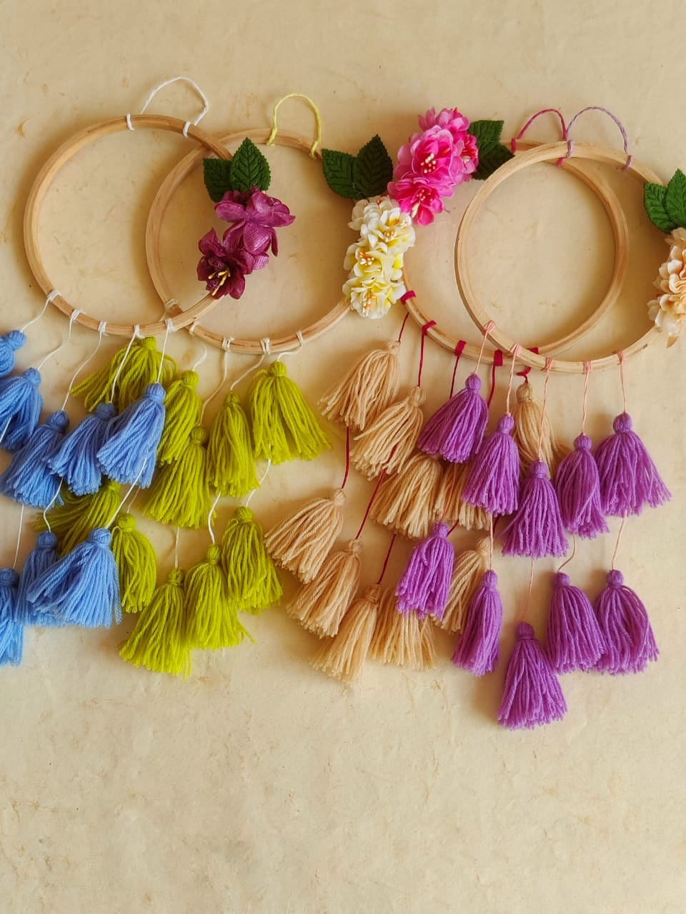 Floral Dreamcatcher (Set of 4)