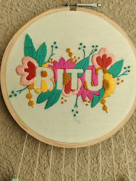 Customizable Name Embroidered Dreamcatcher