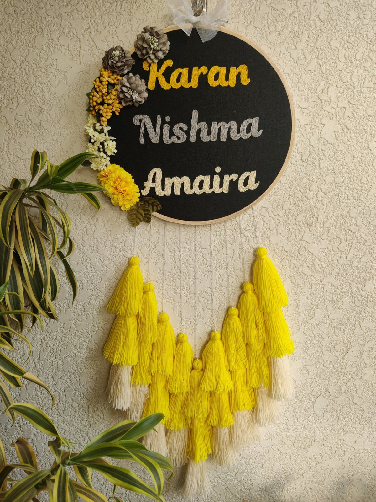 Customizable Name Embroidered Dreamcatcher